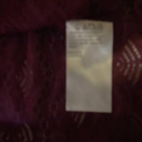 NWOT Colleen Lopez Dark Purple Open Shrug  Open Detail. HSN - Picture 5 of 6